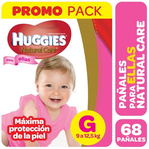 pañales huggies 68 unidades