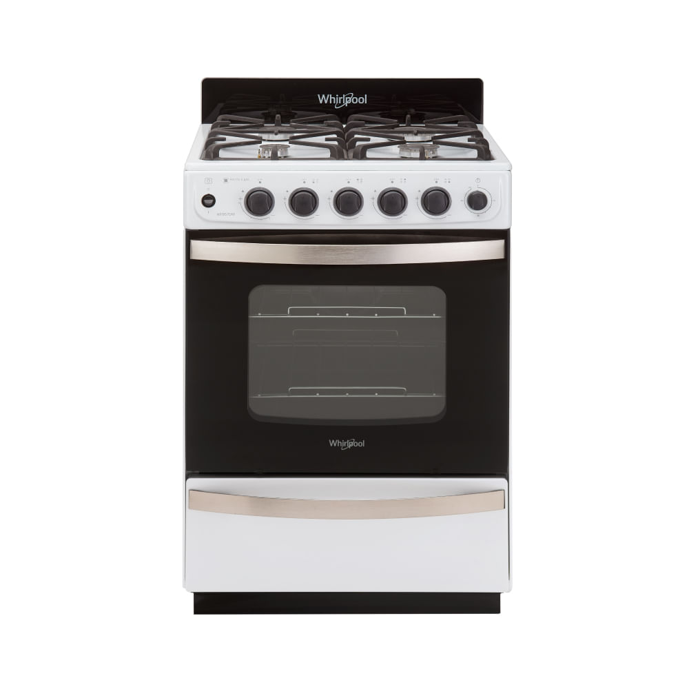 Cocina a gas Whirlpool 56 cm Blanco WFB57DI