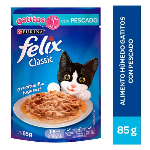 Alimento-Humedo-para-gatos-Felix-Classic-Gatitos-con-Pescado-85-Gr-_1