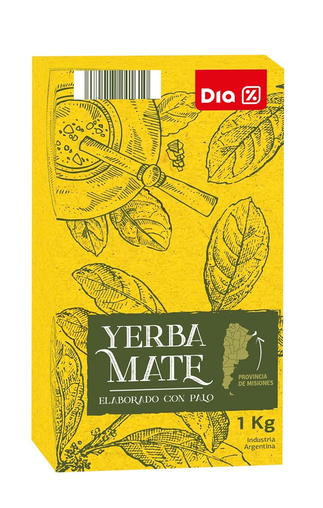 Yerba Mate Dia Elaborado Con Palo 1 Kg.