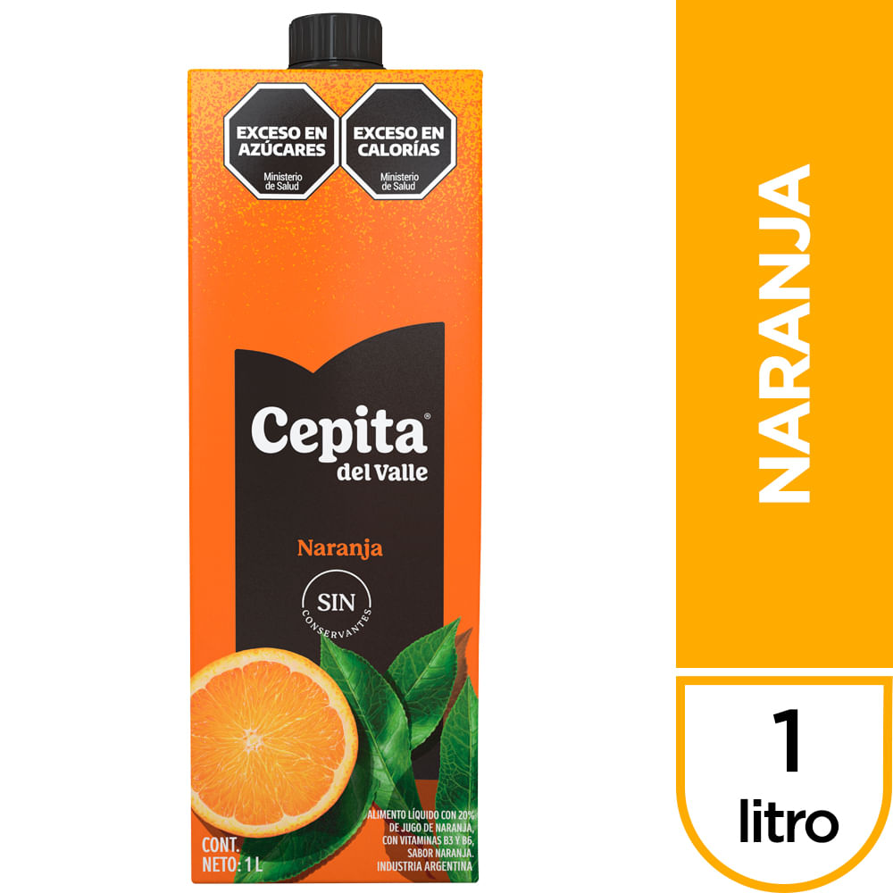 Jugo Cepita Del Valle Naranja 1 Lt.