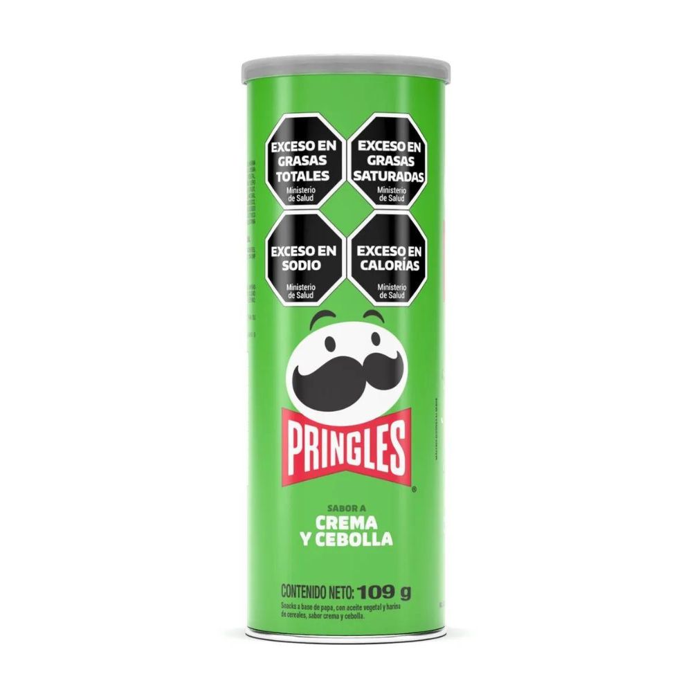 Papas Fritas Sabor Crema & Cebolla Pringles 109 Gr.