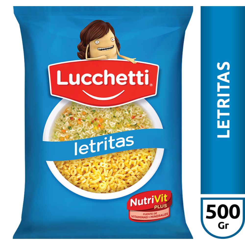 Fideos Letritas Lucchetti 500 Gr.