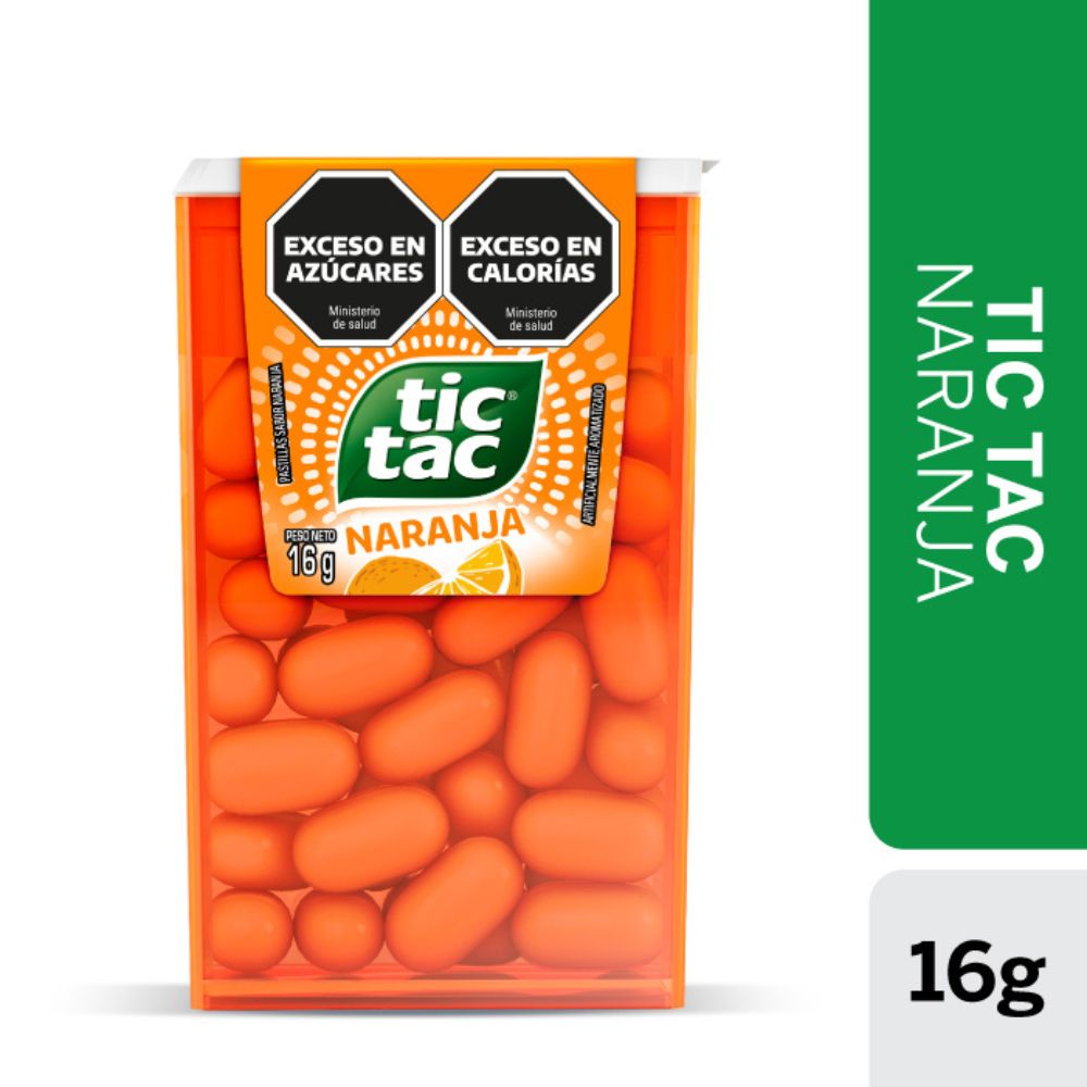 Tic Tac Naranja 16 Gr.