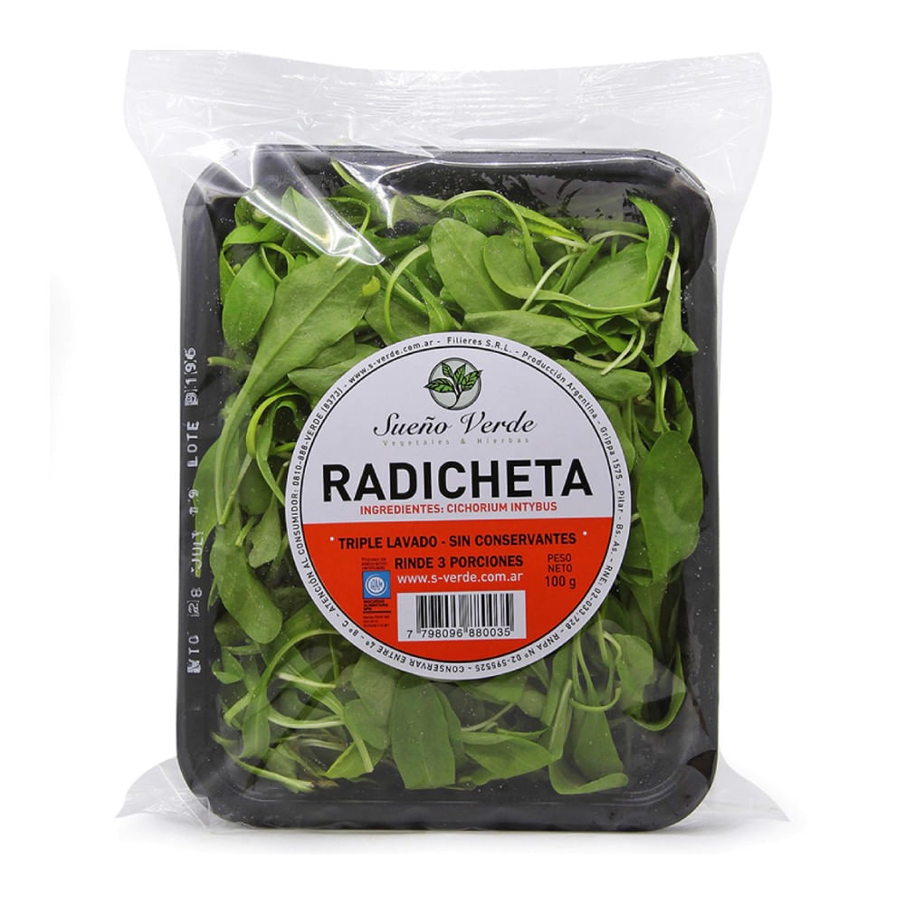 Radicheta en Bandeja Sueño Verde 100 Gr.