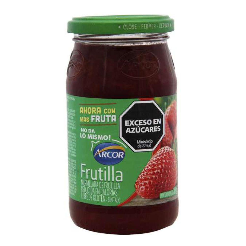 Mermelada Light Sabor Frutilla Arcor 390 Gr