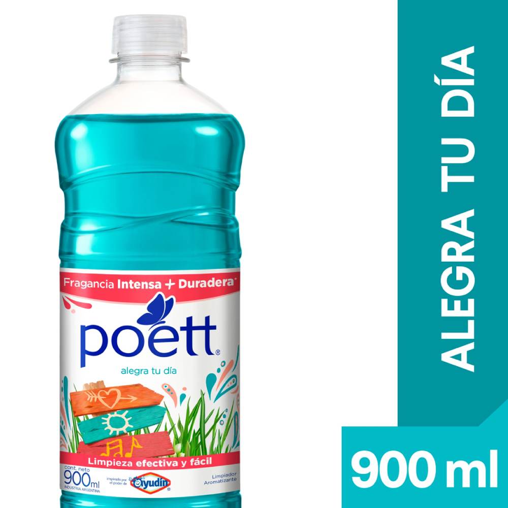 Limpiador Poett Líquido Fragancia Primavera 900 Ml.