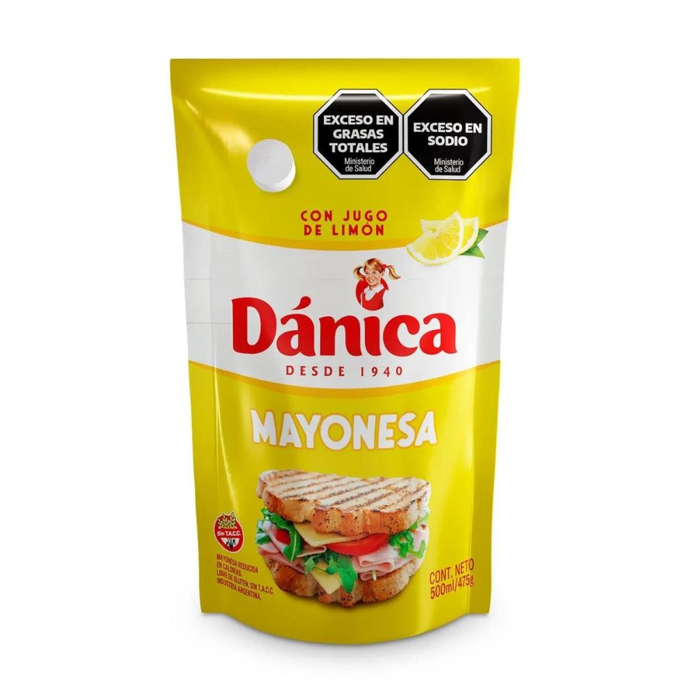 Mayonesa Pouch Danica 500 Gr.