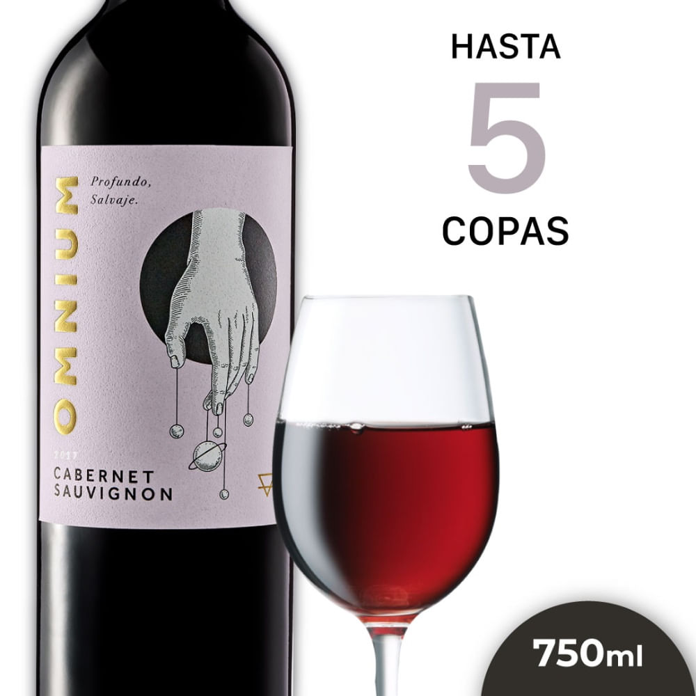 Vino Tinto Omnium Cabernet Sauvignon 750 Ml.