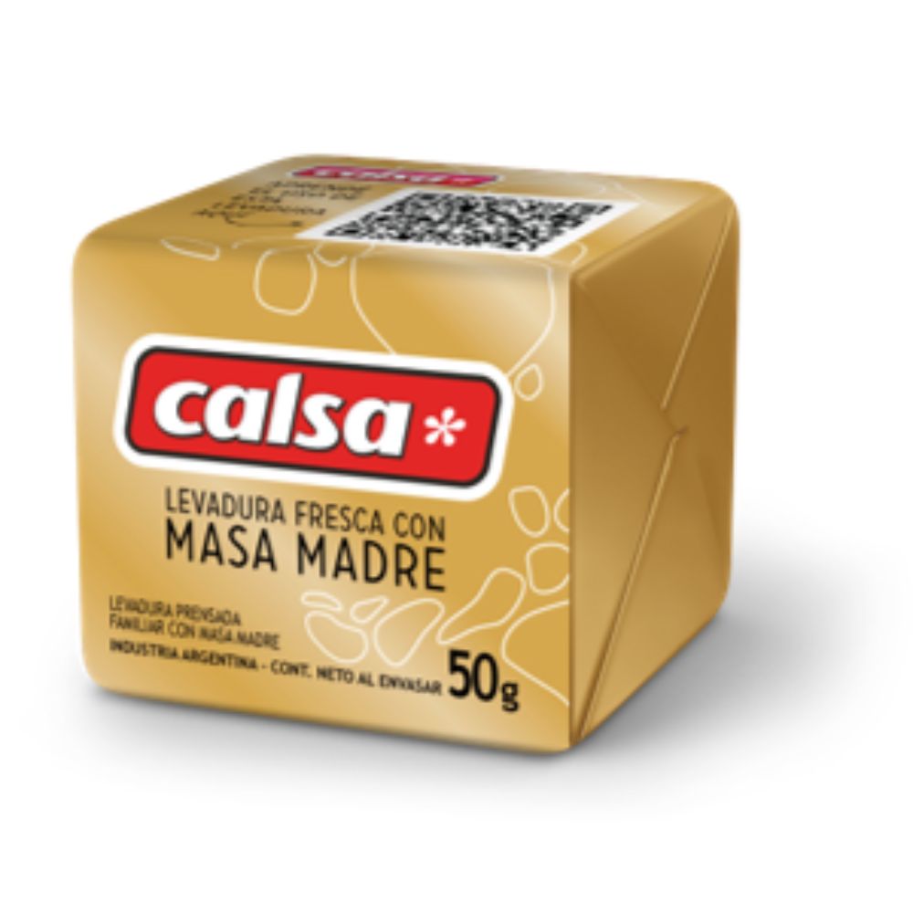 Levadura Fresca con Masa Madre Calsa 50 Gr