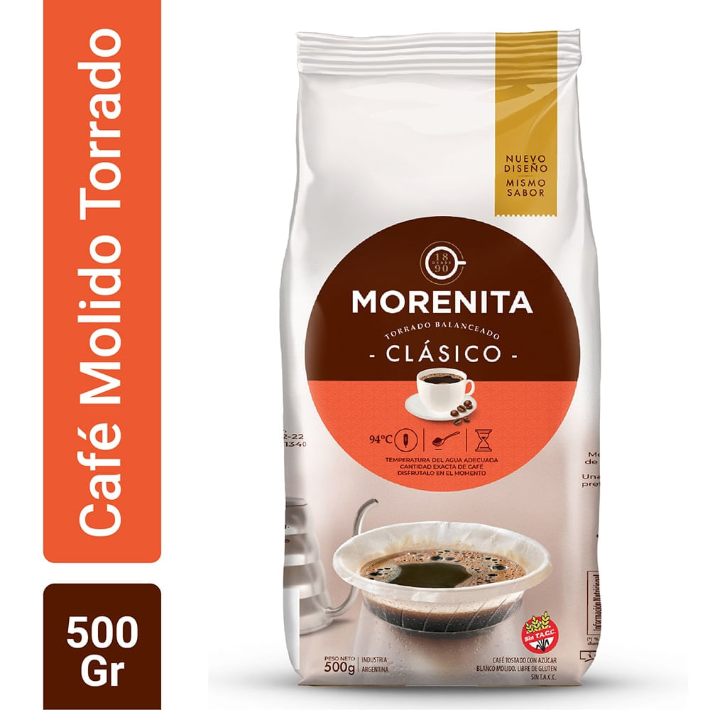 Café Clásico La Morenita 500 Gr.