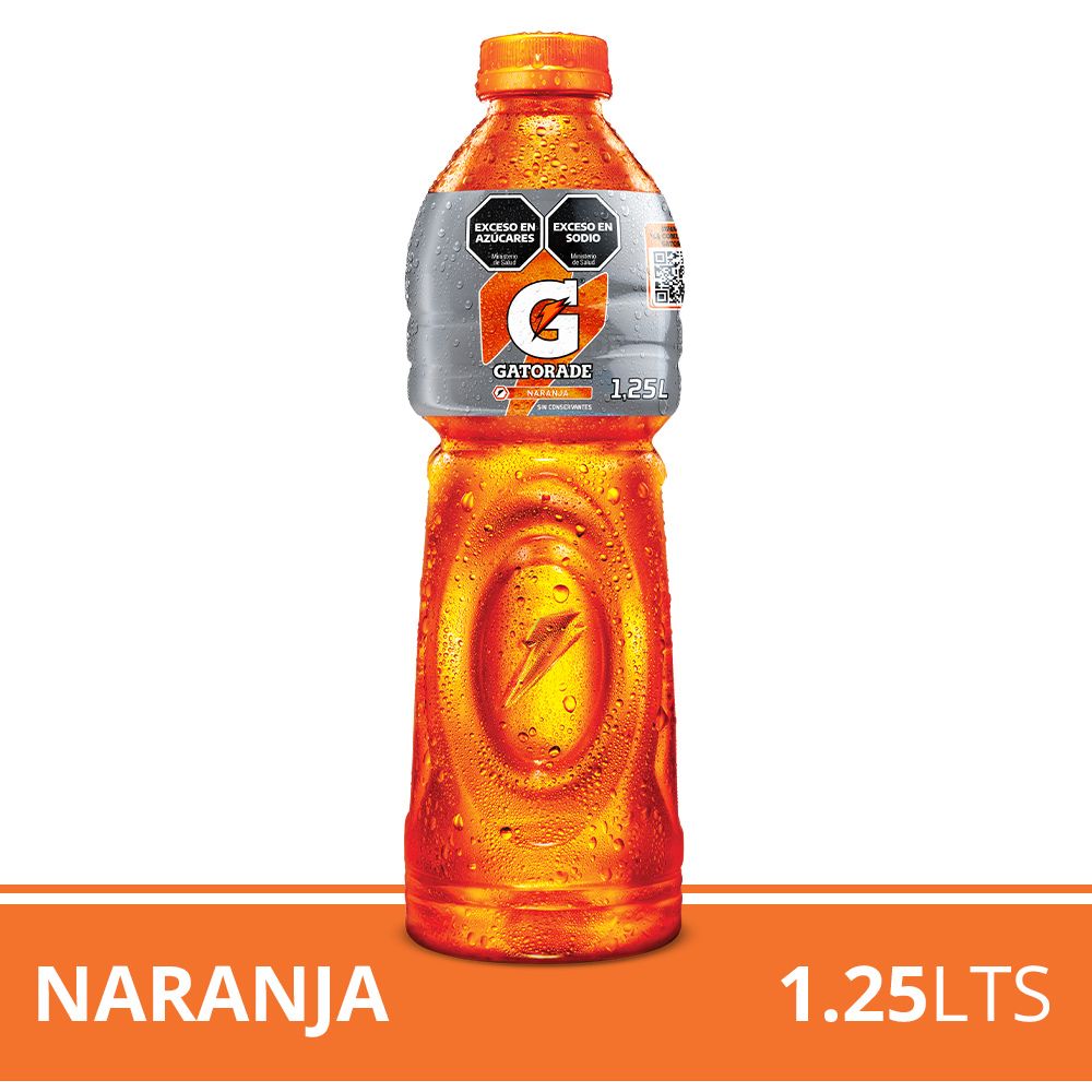 Isotónica Gatorade Naranja Botella 1,25 Lt.