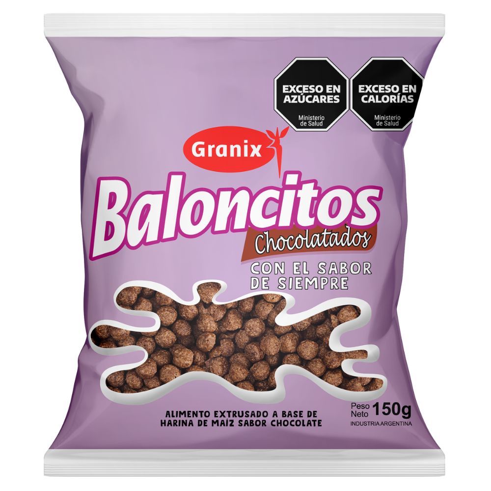 Cereal Baloncitos Granix Chocolate 150 Gr.