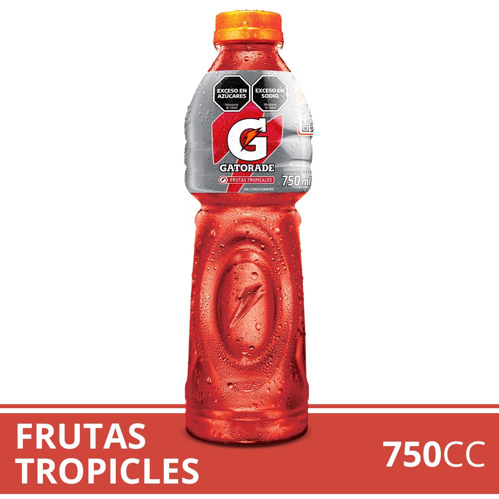 Isotónica Gatorade Frutas Tropicales Botella 750 Ml.