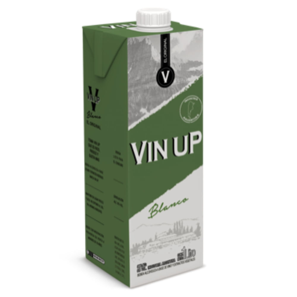 Bebida Alcohólica Vin Up Blanco brik 1 Lt.