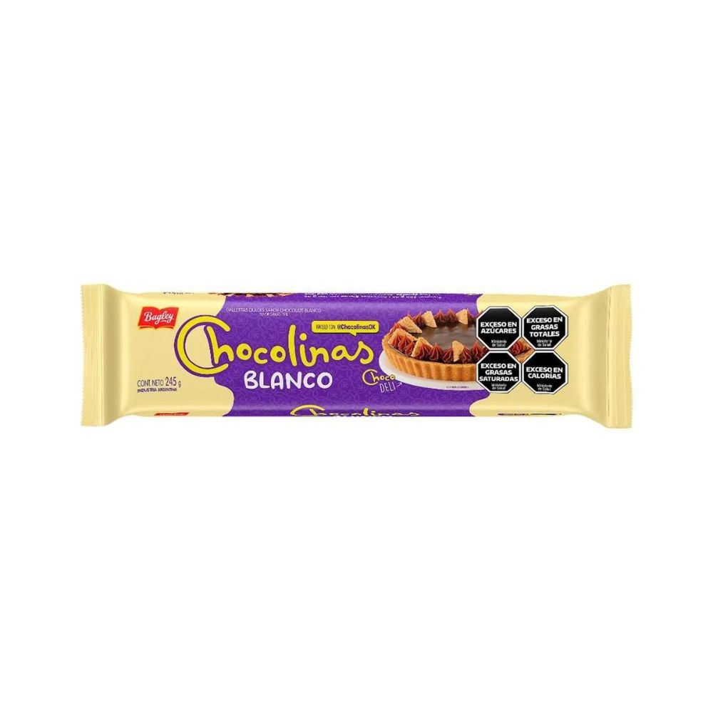 Galletitas Chocolinas Blancas 245 Gr.