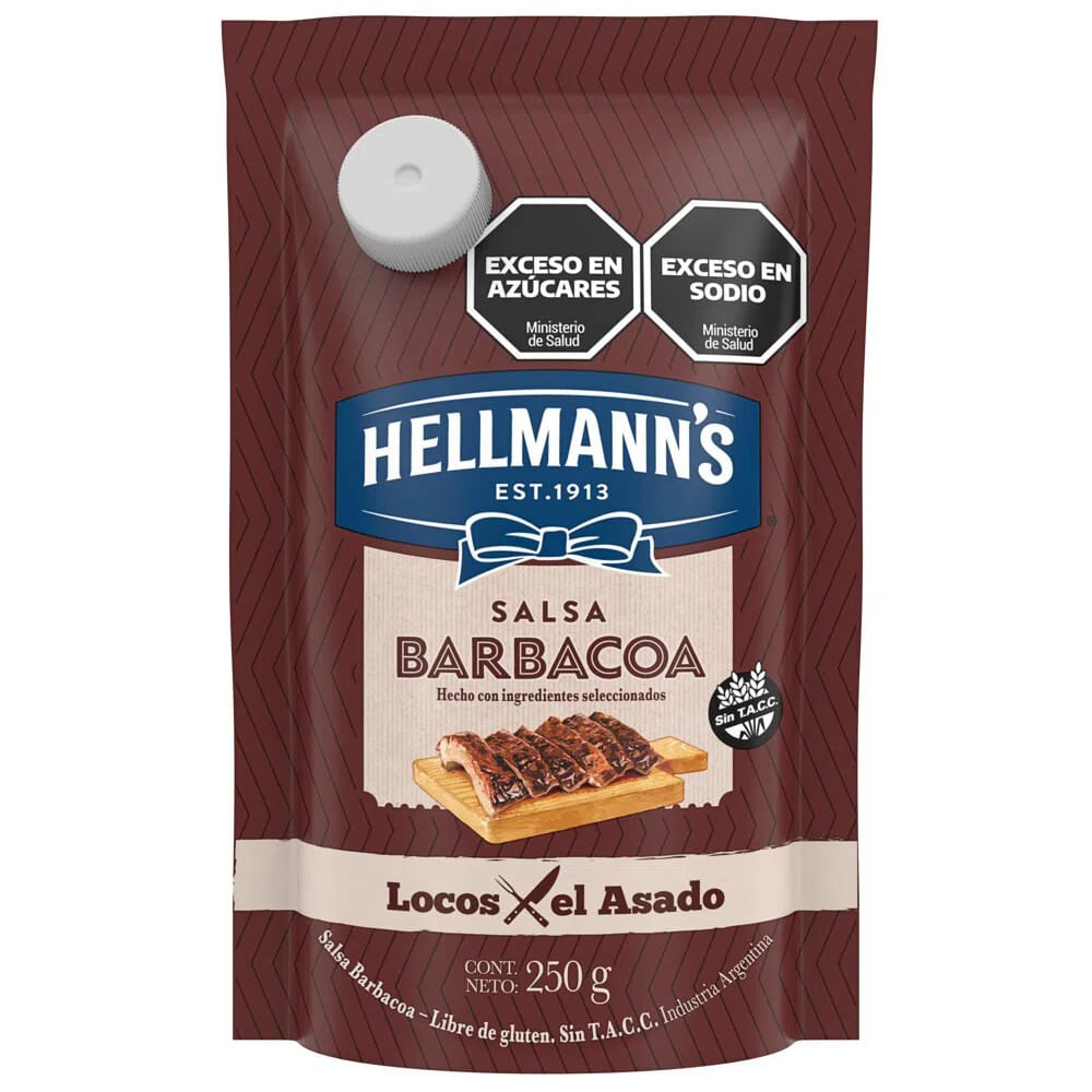 Salsa Hellmann's Barbacoa Doypack 250 Gr.