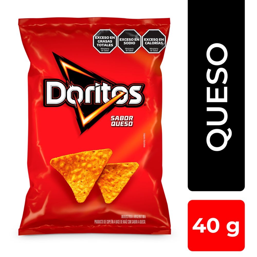 Nachos Sabor A Queso Doritos X 40 Gr.