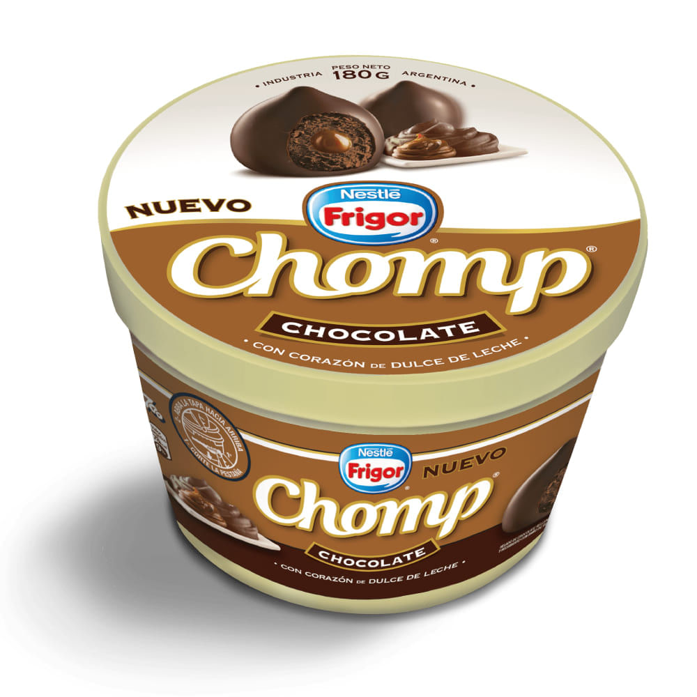 Helado Chomp chocolate con dulce de leche 180 Gr.