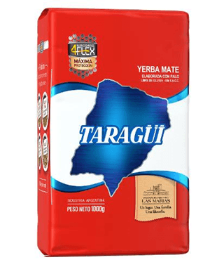 Yerba Mate Taragüi 4 Flex 1 Kg.