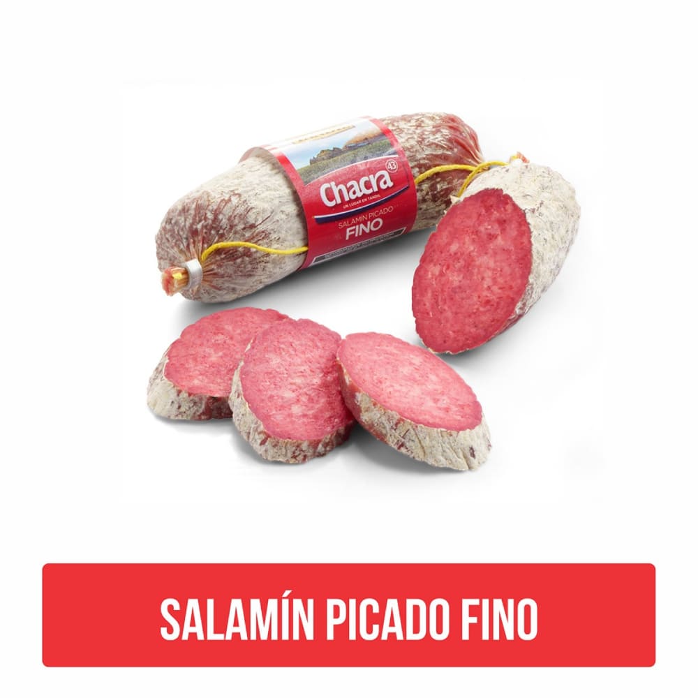 Salamín Picado Fino Chacra 43 120 Gr.
