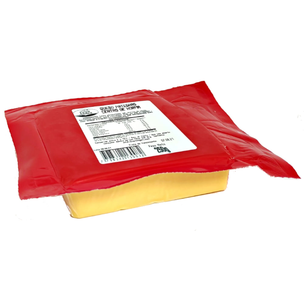 Queso Pategrás Gran Aldea Centro de Horma 250 Gr.