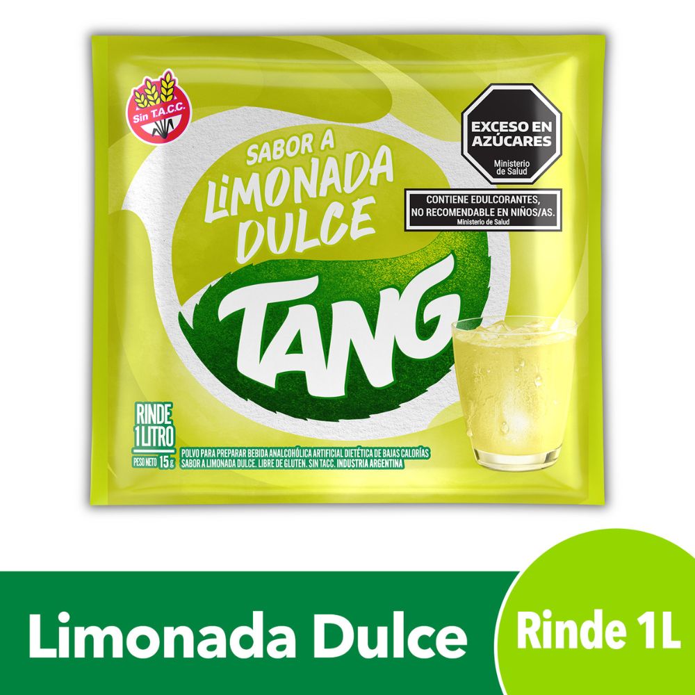 Jugo En Polvo Tang Limonada Dulce 15 Gr.