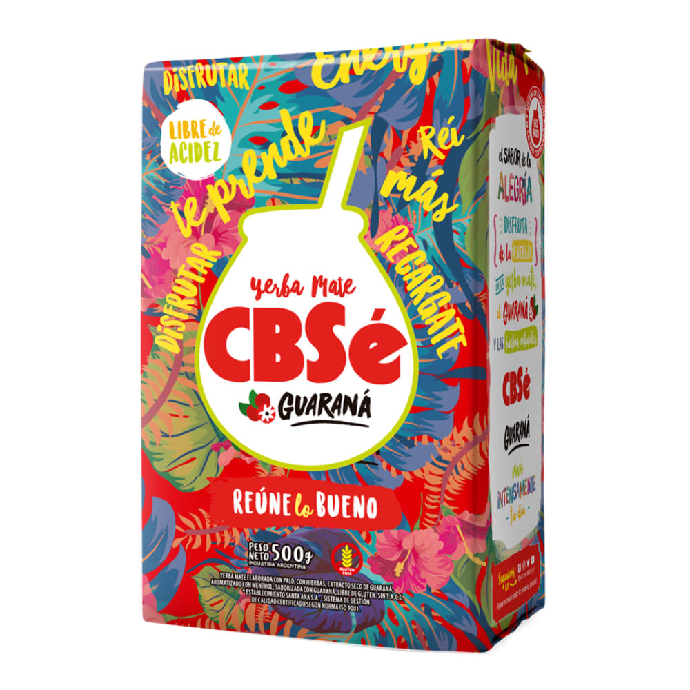 Yerba Mate Cbse Guaraná 500 Gr.