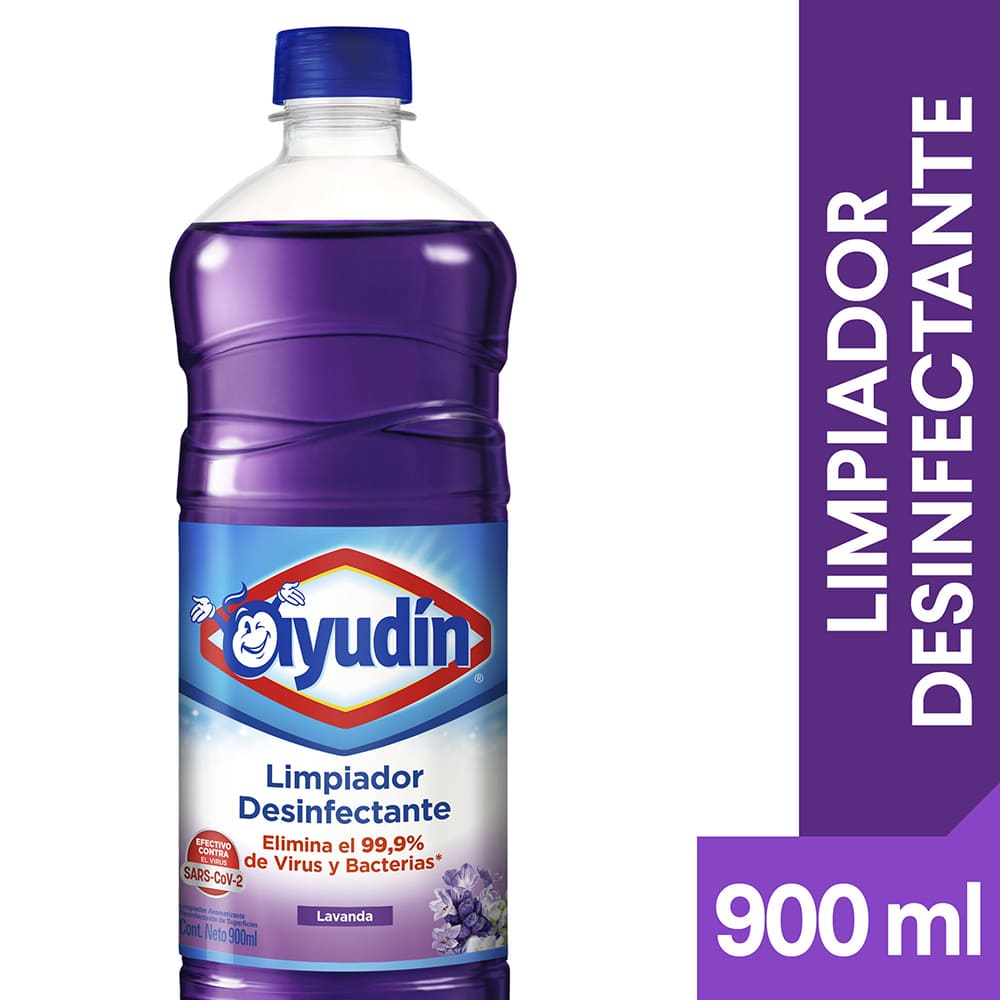 Limpiador Desinfectante Ayudín Lavanda 900 Ml.