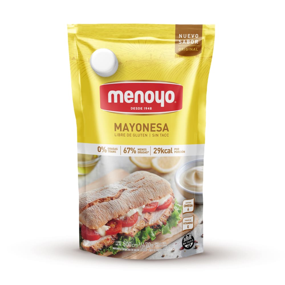 Mayonesa Menoyo Original Sin Tacc 500 Gr.