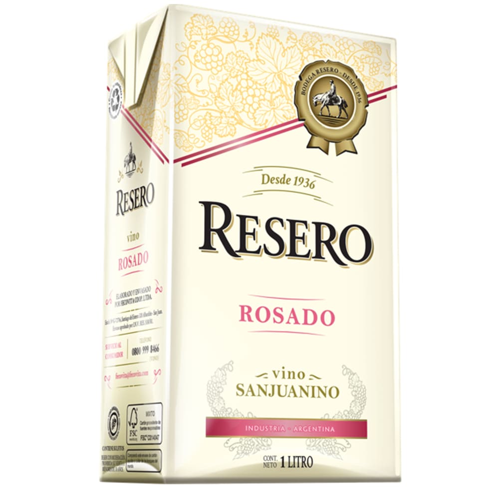 Vino Rosado Resero 1 Lt.