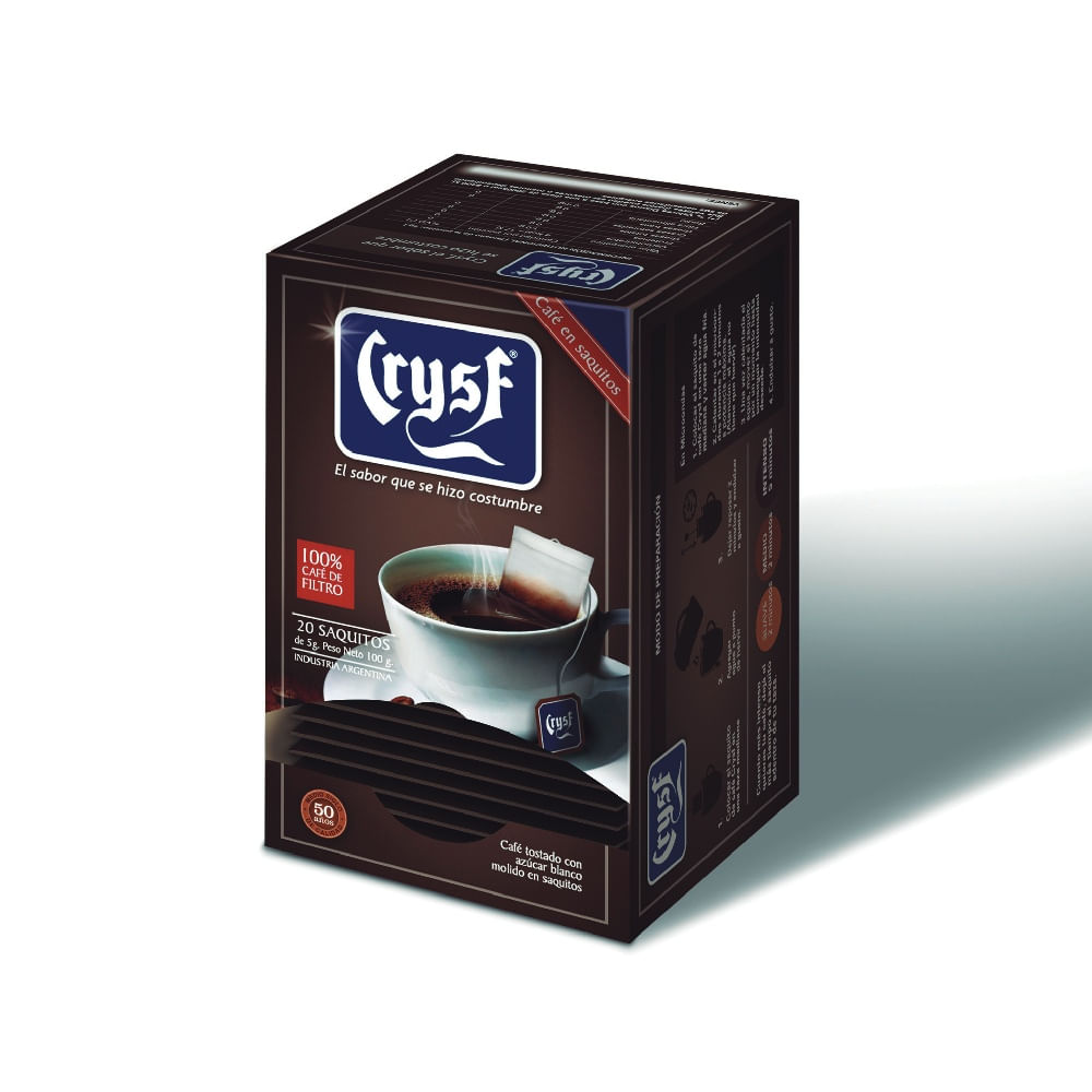 Café en Saquitos Crysf 20 Un.
