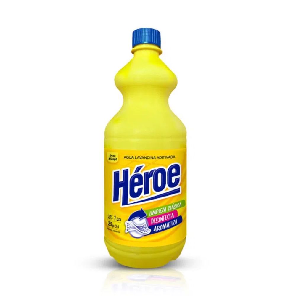 Lavandina Clasica Heroe 1 Lt.