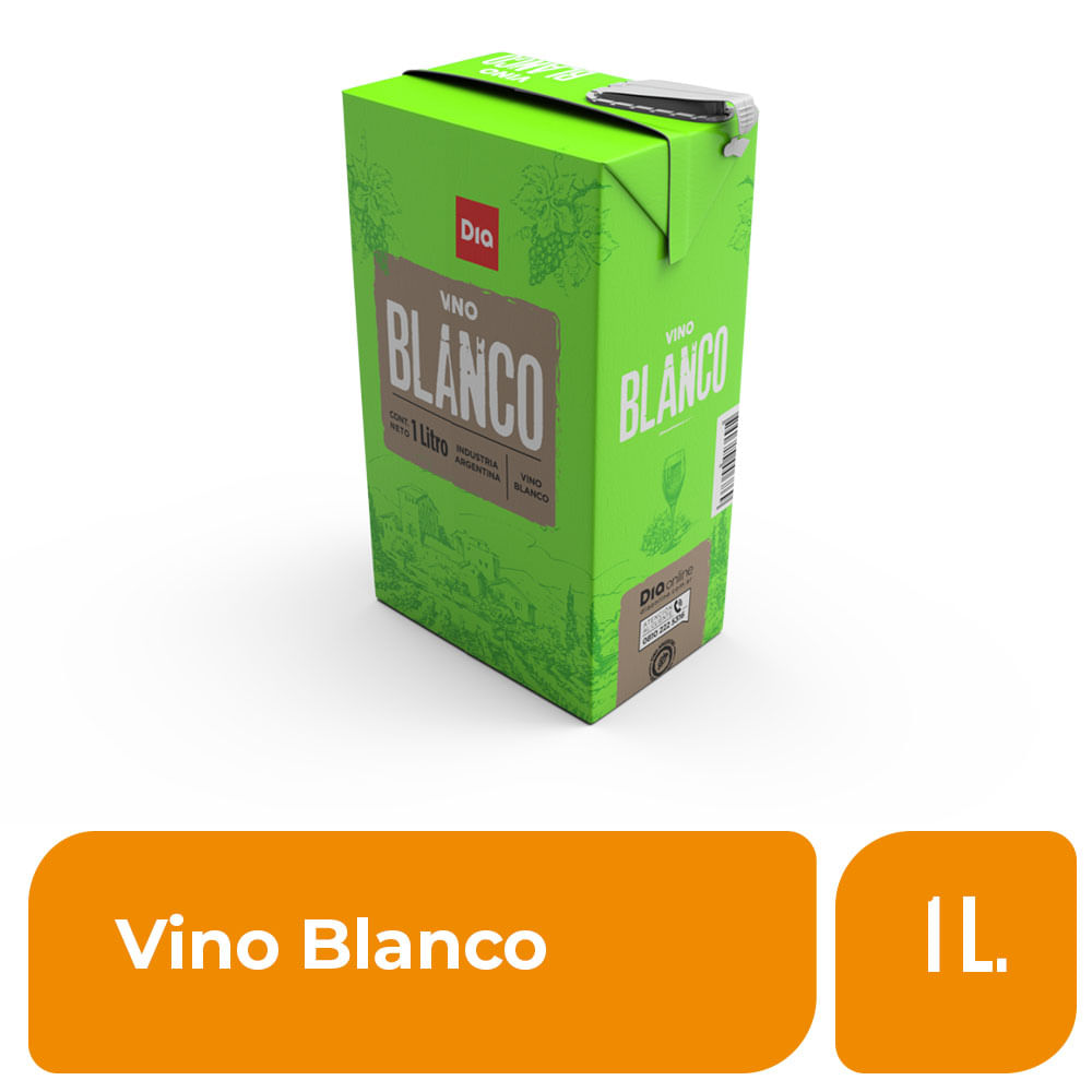 Vino Blanco Tetra Con Tapa Dia 1 Lt.