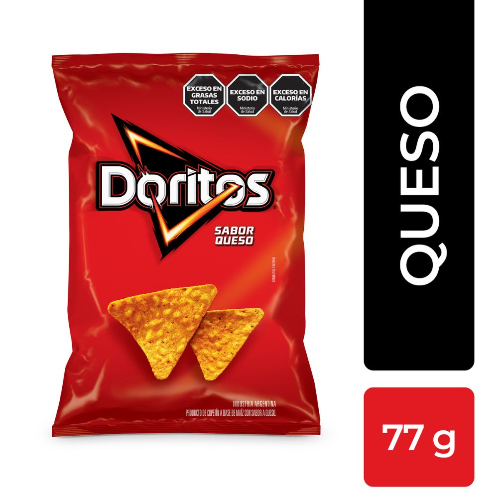 Nachos Sabor A Queso Doritos X 77 Gr.