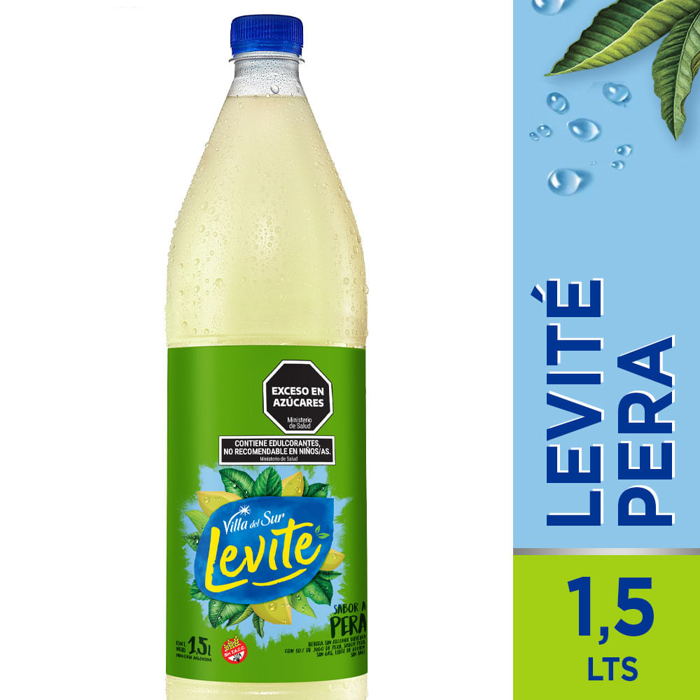 Agua Sin Gas Pera Vds Levite 1,5 Lt.