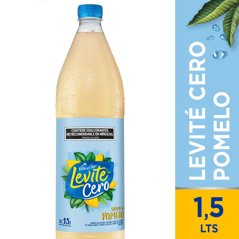 Agua Sin Gas Pomelo Vds Lev Cero 1,5 Lt.