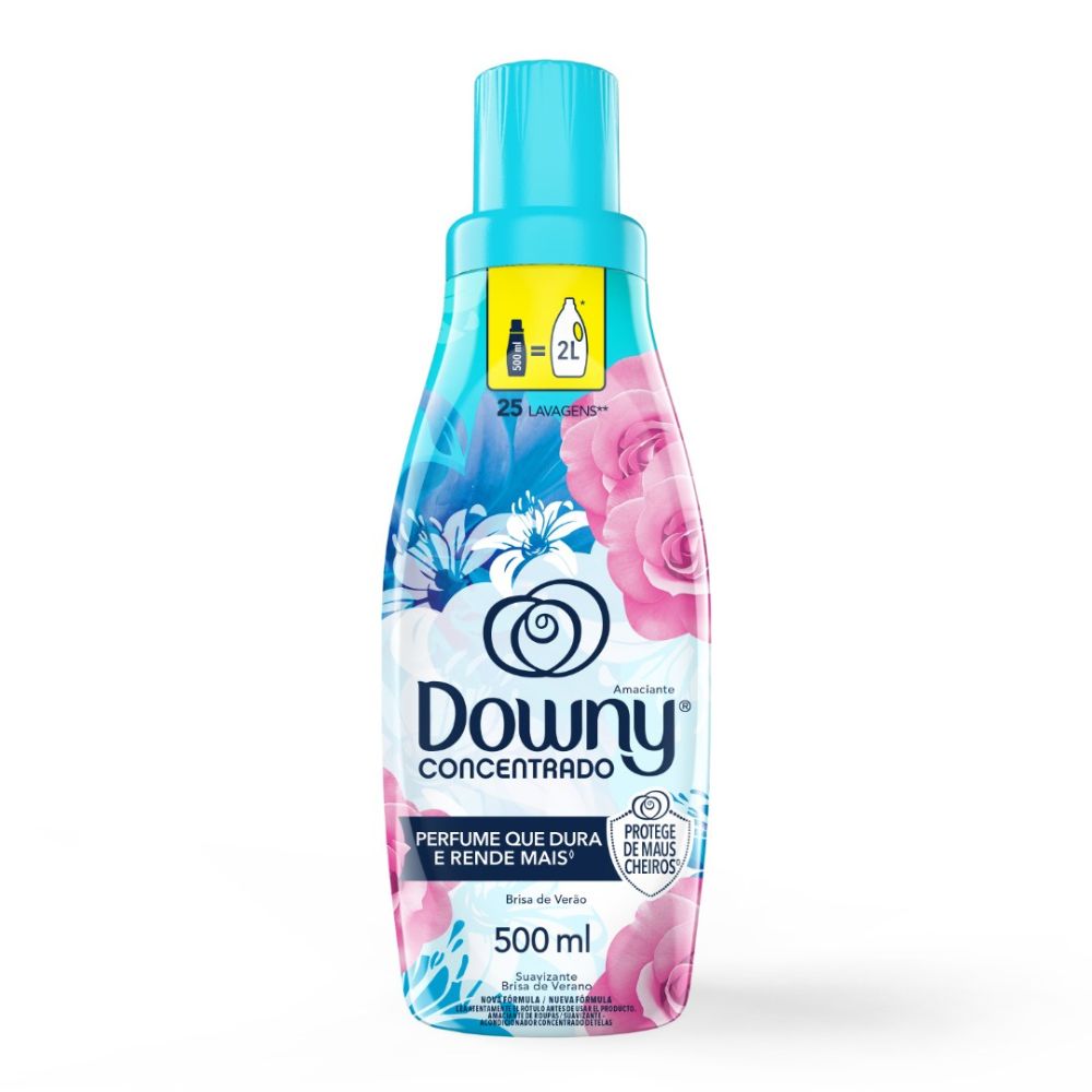Suavizante Concentrado Para Ropa Brisa De Verano Downy 500 Ml.
