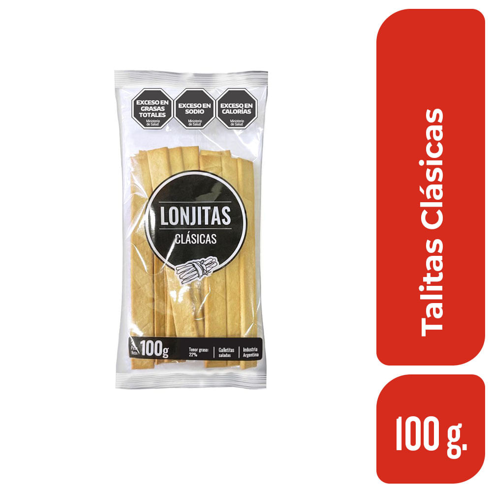 Talitas Clásicas Cristal 100 Gr.