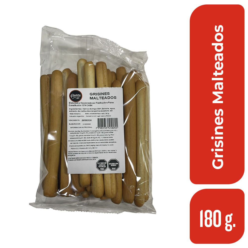 Grisines Malteados 180 Gr.