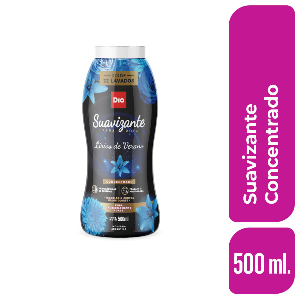 Suavizante Concentrado Lirios Dia 500 Ml.