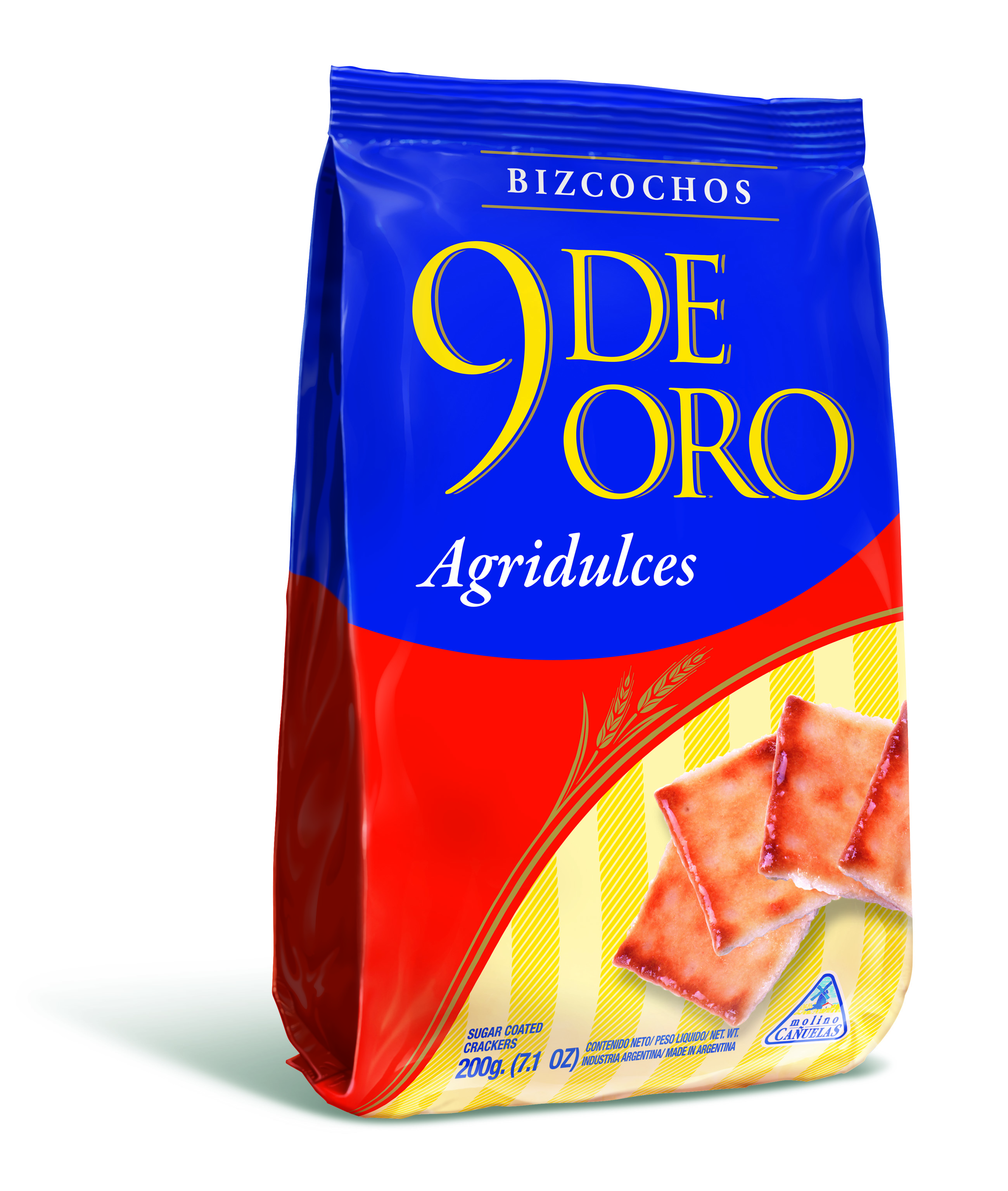 Bizcochos 9 de Oro Agridulces 200 Gr.