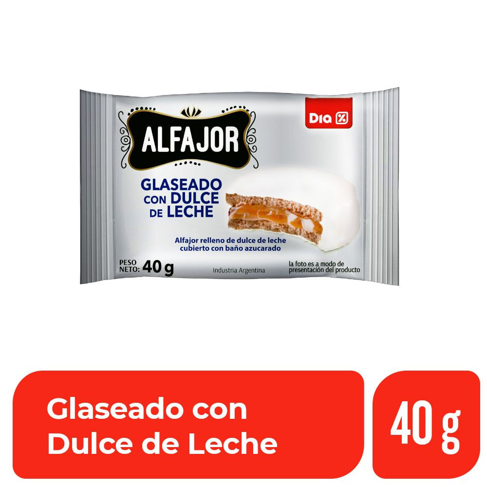 Alfajor DIA Glaseado 40 Gr.