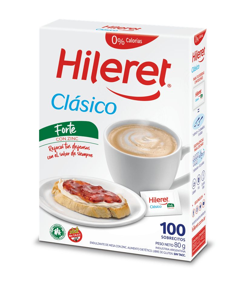 Edulcorante Clásico Forte Hileret 80 Gr.