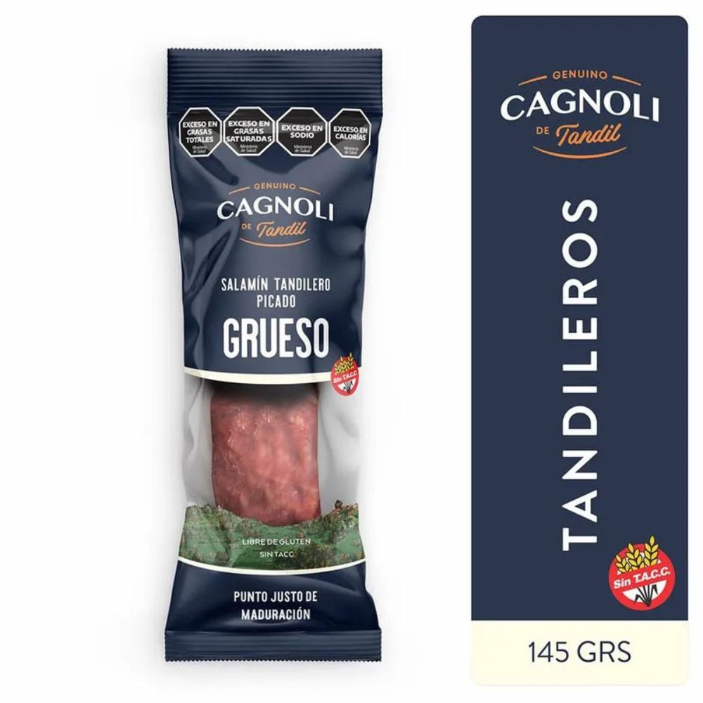 Salamín Cagnoli Picado Grueso 145 Gr.