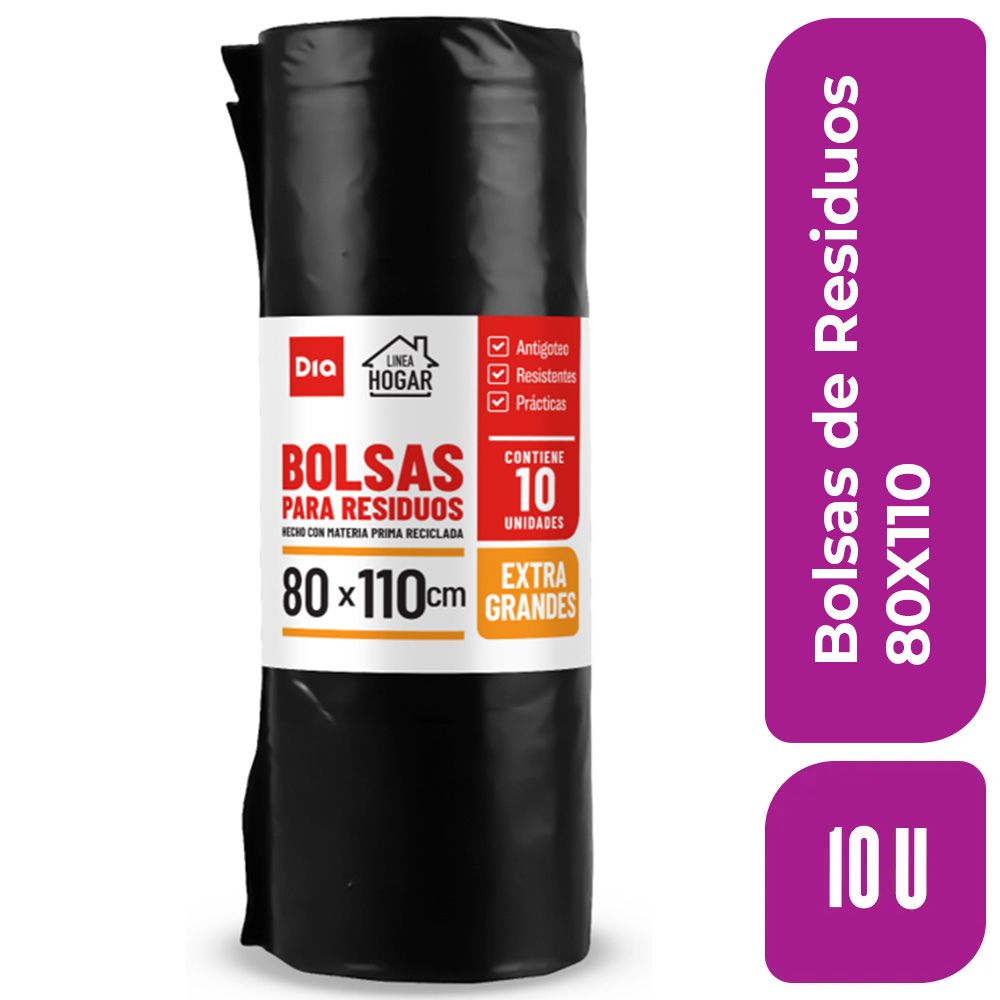 Bolsa Residuo 80X110 Dia 10 Ud.