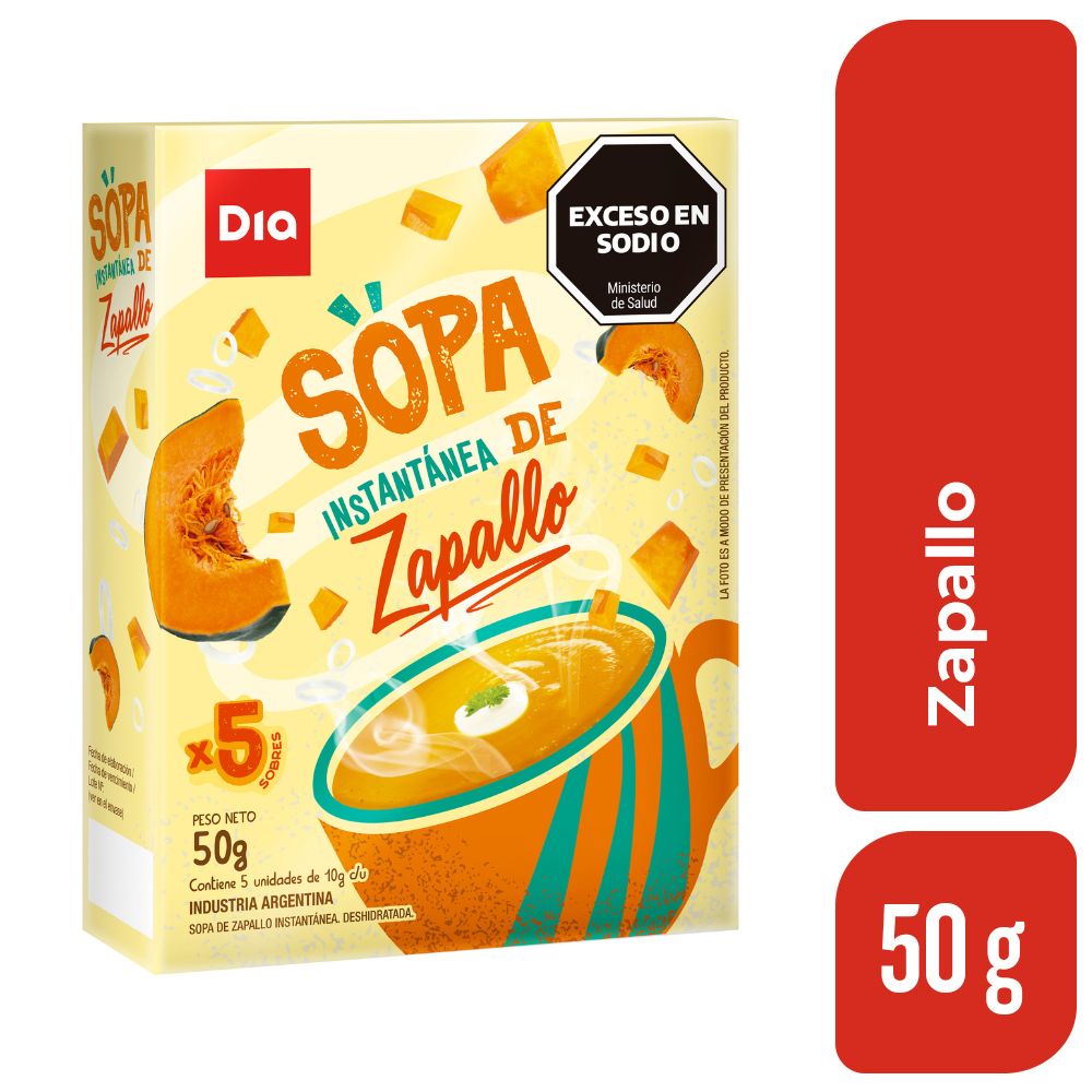 Sopa Instantánea DIA Zapallo 50 Gr.