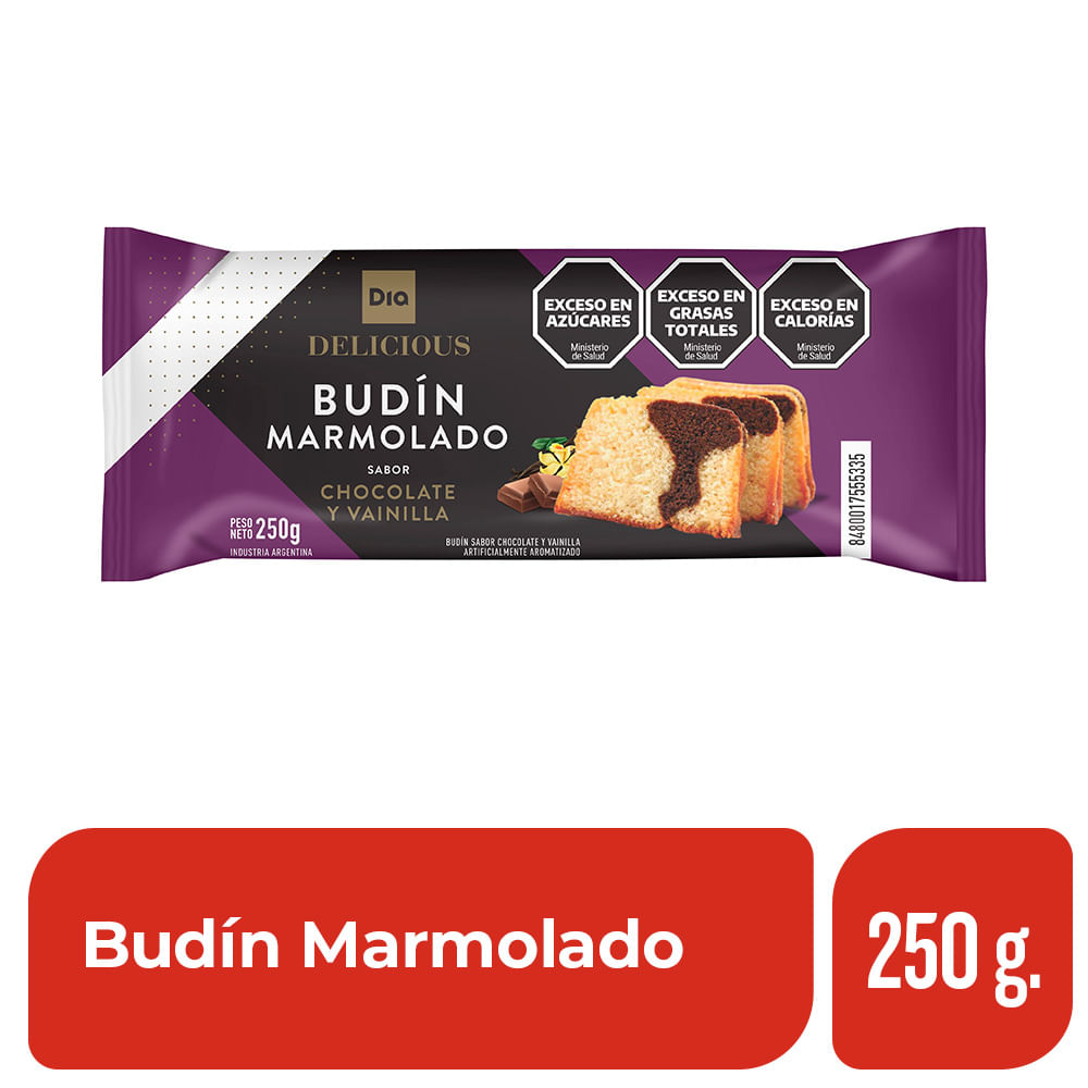 Budín Marmolado Dia 250 Gr.