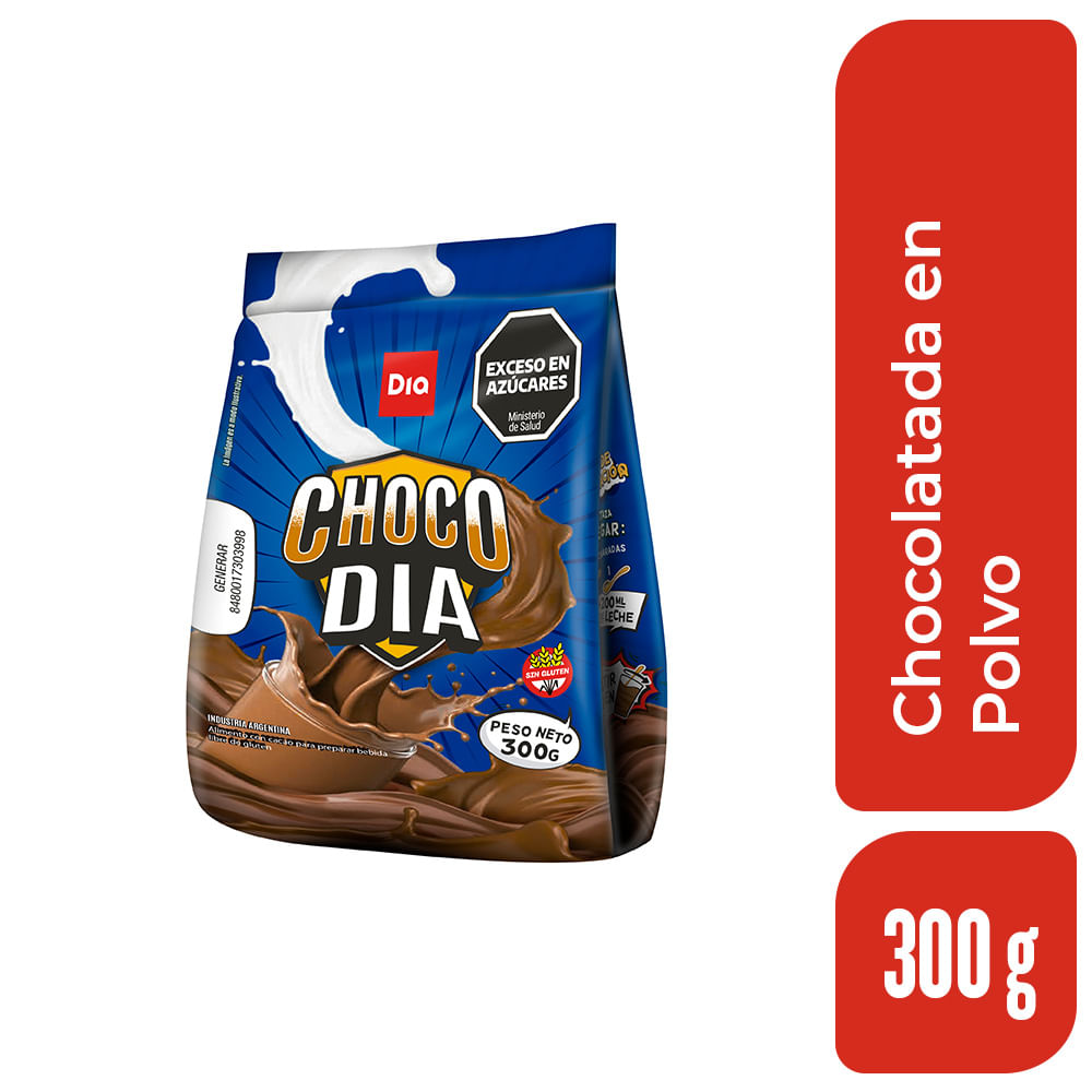 Polvo de Cacao Chocolate Chocodia 300 Gr.