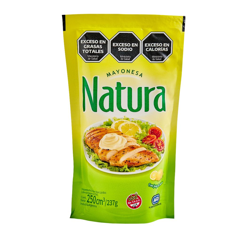 Mayonesa Natura 250 Ml.